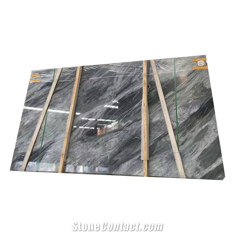 Italian Bardiglio Bluette Grey Marble Countertop