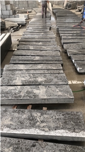 Blue Grey Limestone Steps