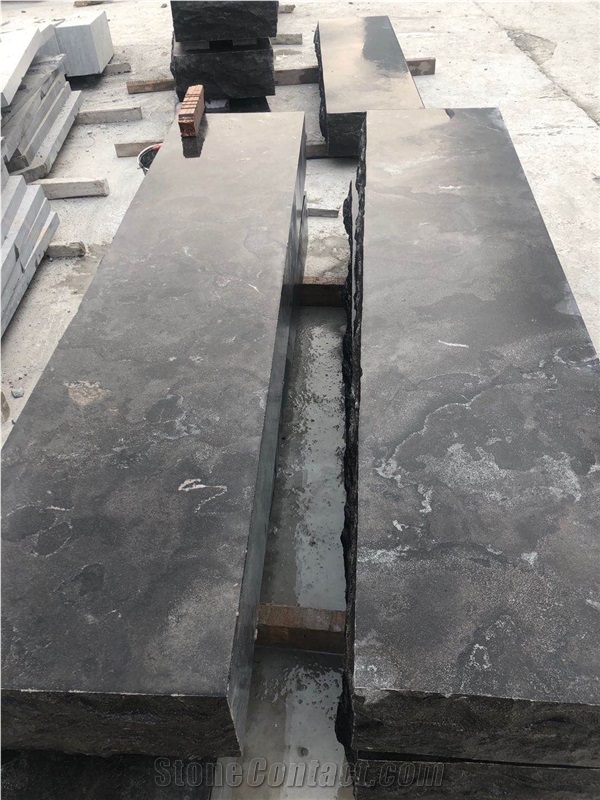Blue Grey Limestone Steps