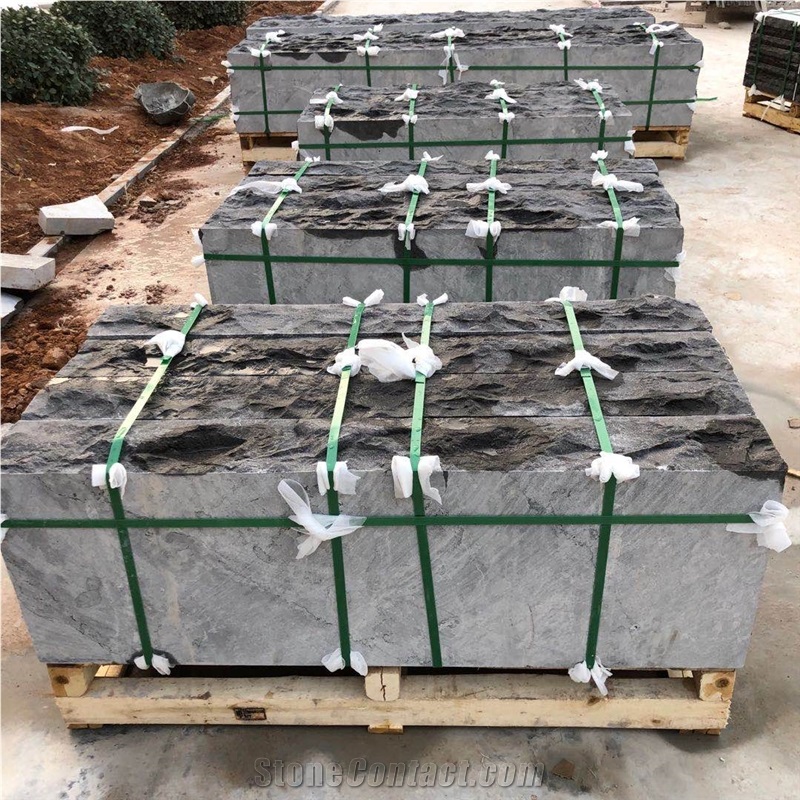 Blue Grey Limestone Steps