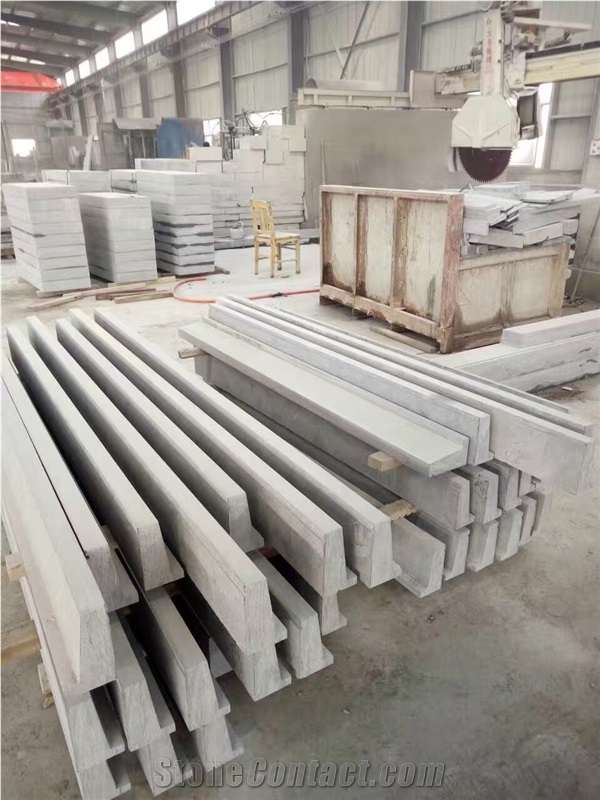 China Blue Limestone Windowtop