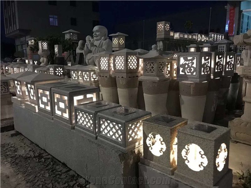 G603 Granite Stone Lanterns