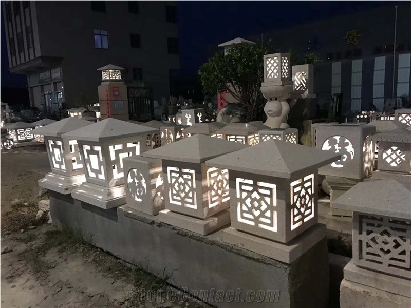 G603 Granite Stone Lanterns