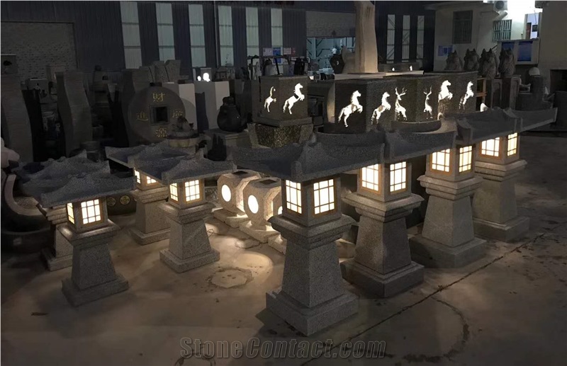 G603 Granite Stone Lanterns