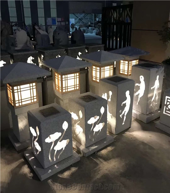 G603 Granite Stone Lanterns