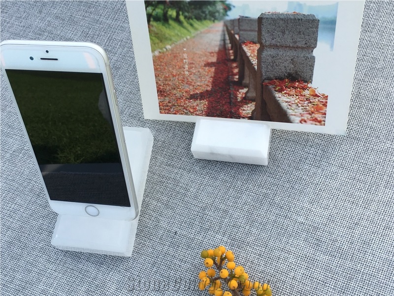 Marble for Handicraft Use in Card Phone Stand