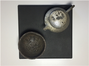 Office Decorative Ashtrays Design Black Granite
