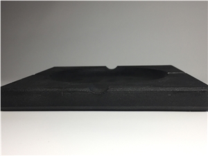 Office Decorative Ashtrays Design Black Granite
