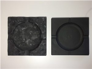 Office Decorative Ashtrays Design Black Granite