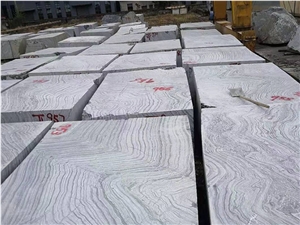 Silver Wave Marble Block