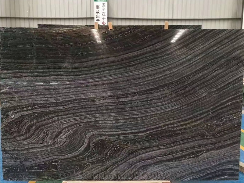 Silver Wave Marble Block