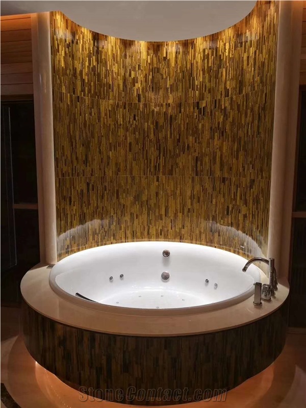 White Crystal Bathtub/Luxury Natural Stone Basin