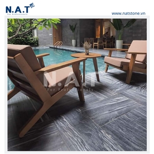 Striped Grey Marble Tiles