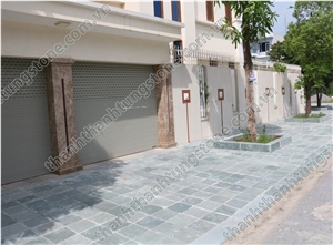 Natural Moss-Green Limestone Tiles Floor