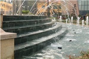 Natural Moss-Green Limestone Tiles Floor