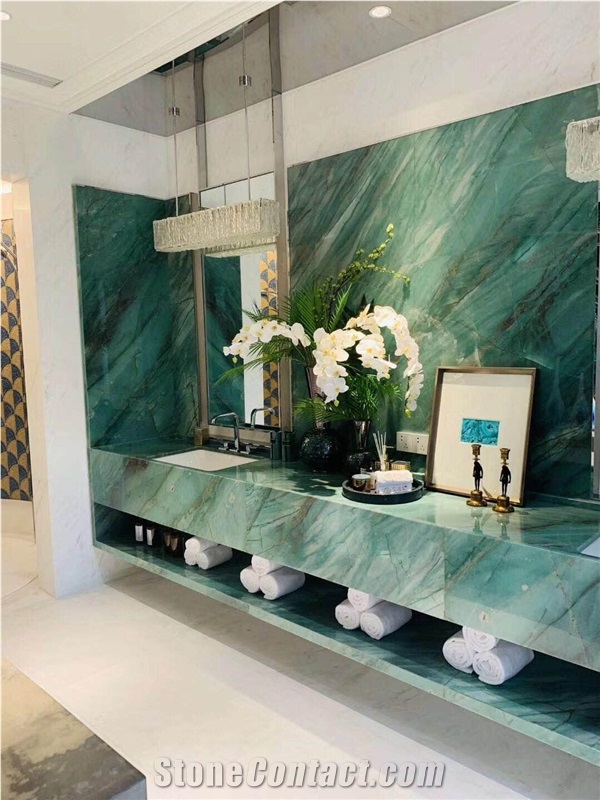 Botanic Green Quartzite Slabs