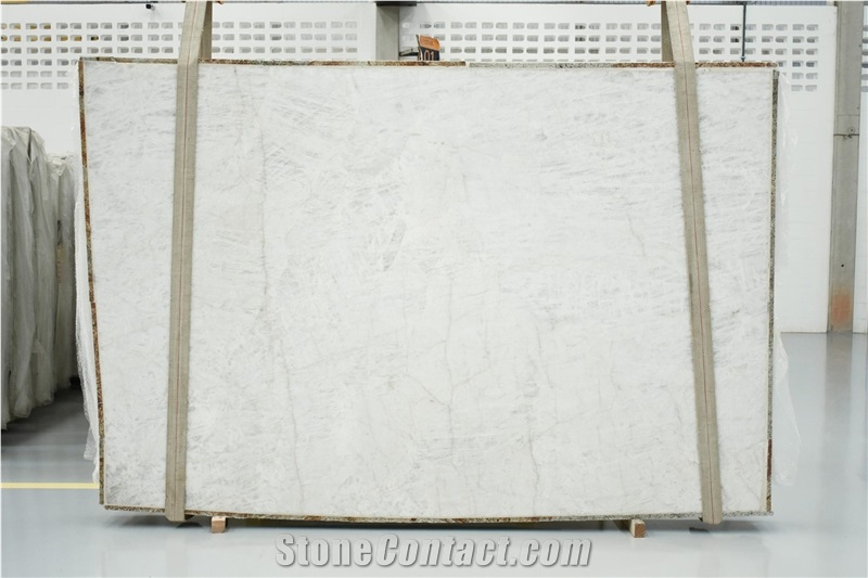 Cristallo White Quartzite Slabs