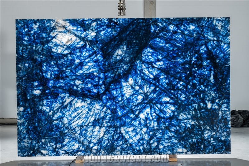 Crystal Quartz Blue Quartzite Slabs