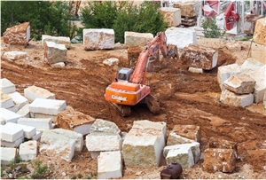 Botticino Classico Beige Marble Blocks