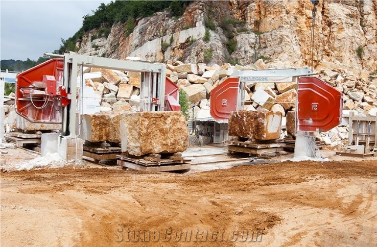 Botticino Classico Beige Marble Blocks