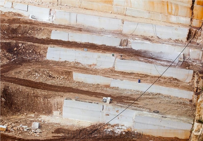 Botticino Classico Beige Marble Blocks
