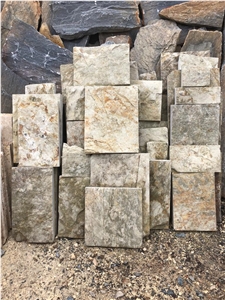 Caribbean Slate Cut to Size Beige Green Grey