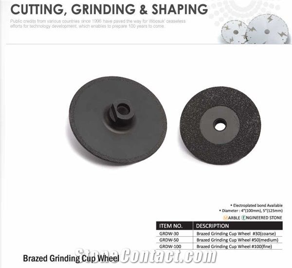 Brazed Grinding Cup Wheel