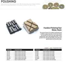 Frankfurt Polishing Tool Metal, Resin