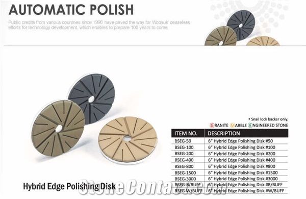 Hybrid Edge Polishing Disk Stone Polishing Tool