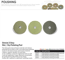 Omnist 3 Step Wet/Dry Polishing Pad