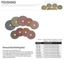 Premium Dry Polishing Pad Premium Dry Polishing Pad