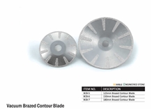Vacuum Brazed Contour Blade Vacuum Brazed Contour Blade
