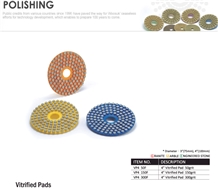 Vitrified Polishing Pads
