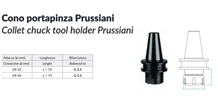 Cnc Machine Collet Chuck Tool Holder -Prussiani