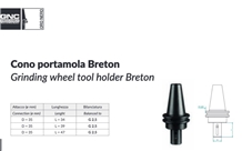 Cnc Machine Grinding Wheel Tool Holder for Breton Cnc Machine Grinding Wheel Tool Holder for Breton