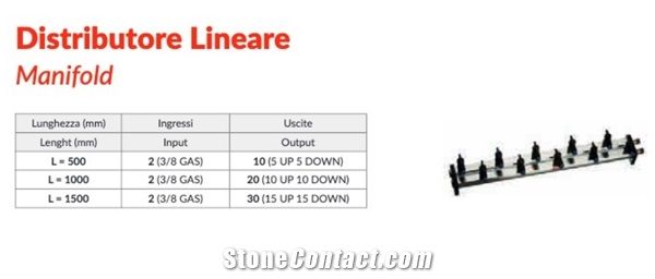 Cnc Machine Linear Distributor Manifold