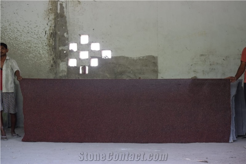 Pearl Red Granite Slabs