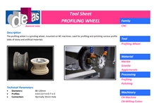 Cnc Profiling Wheel - Grinding Wheel