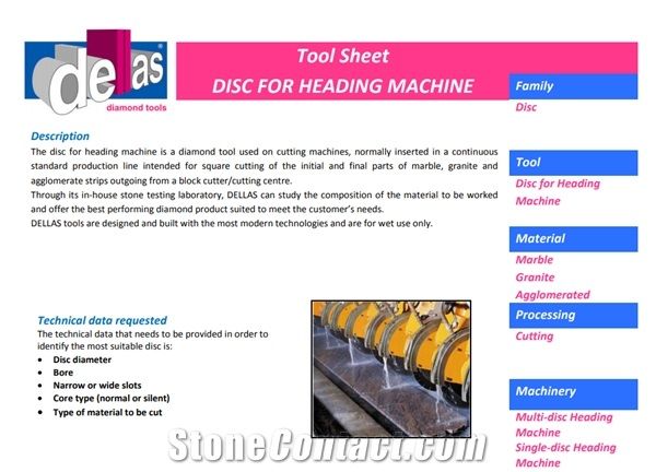 Heading Machine Diamond Saw Blade