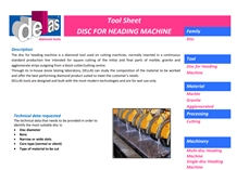 Heading Machine Diamond Saw Blade