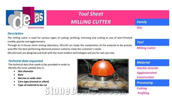 Milling Cutter Diamond Saw Disc