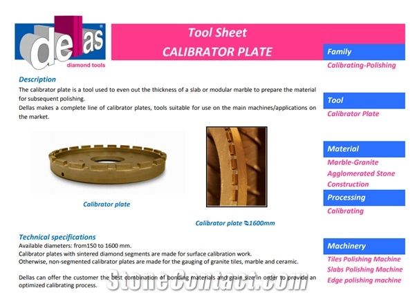 Stone Slab Calibration Plates
