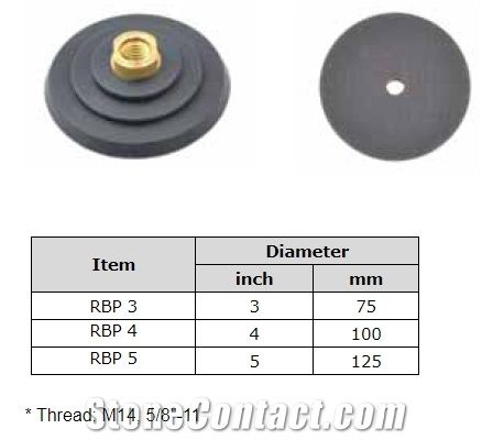 Flexible Velcro Backed Rubber Pad for Air Polisher
