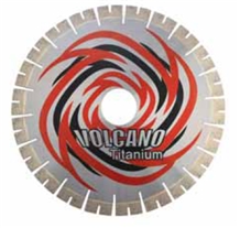 Volcano Split Segmented Silent Blade / Wet Cutting / Silver Brazed