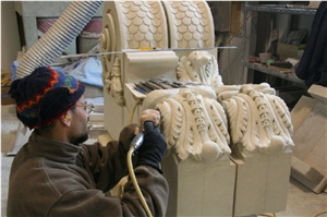 Mara Creme Limestone Masonry, Wall Ornaments