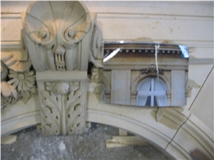 Mara Creme Limestone Masonry, Wall Ornaments