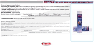 Net Tax - Silicon and Solvent-Based Product