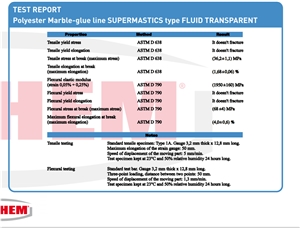 Supermastics Polyester Glue for Marble, Travertine, Onyx, Granite and Cement