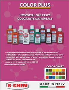 Universal Dye Paste Colorants