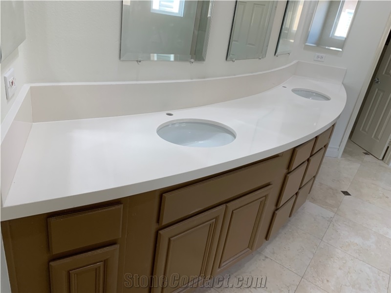 Quartz Commercial Bathroom Top